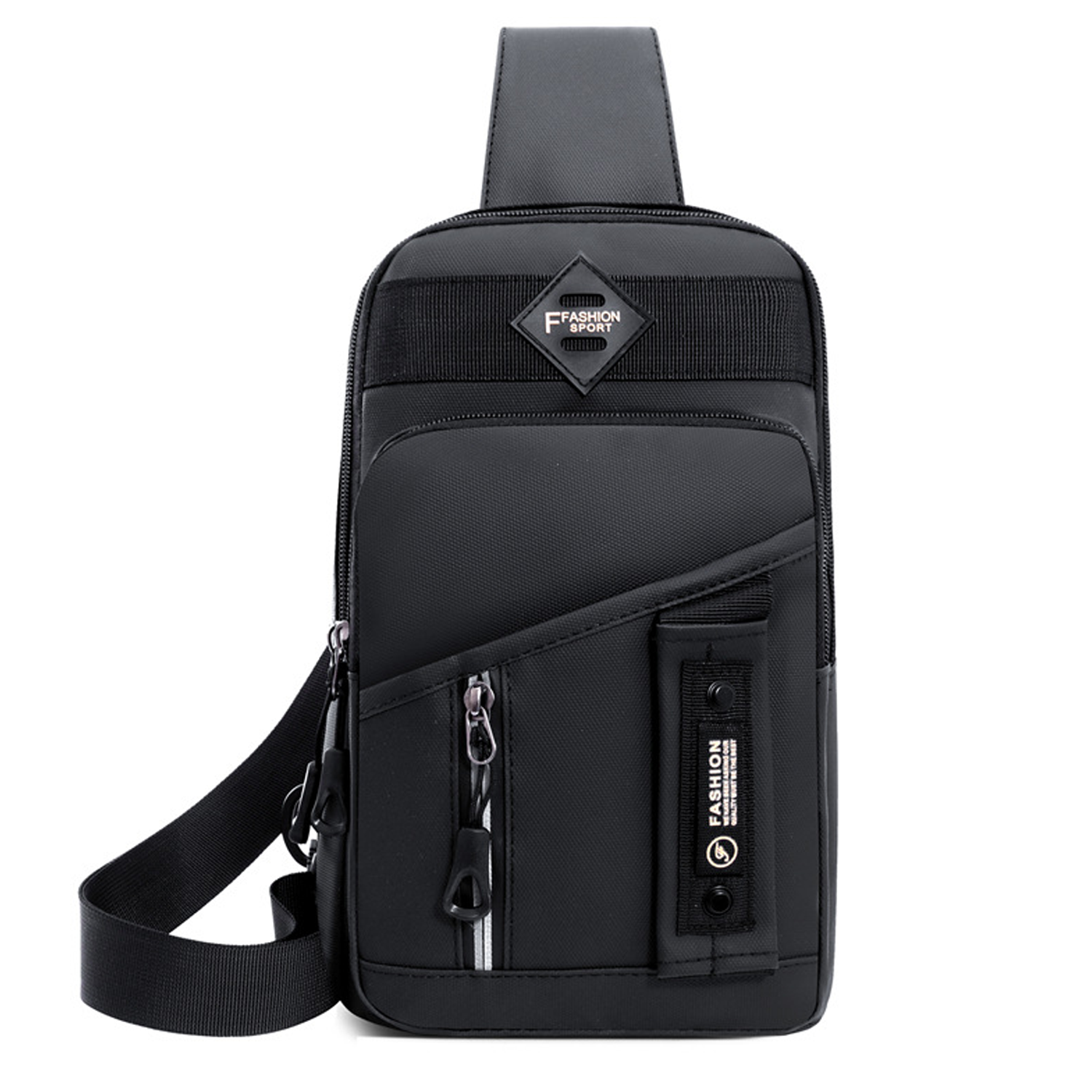 Mens Fashionable Nylon Crossbody Sling Bag 6