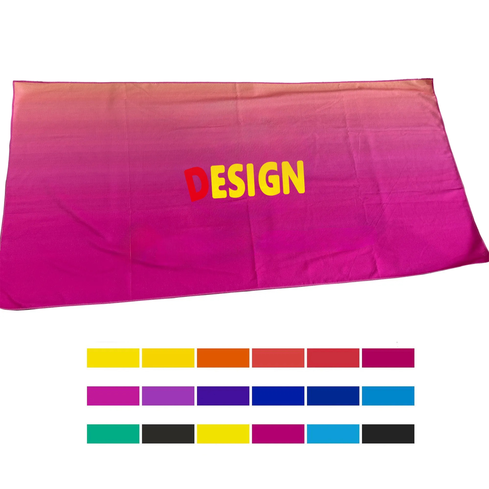 30" x 60" Full Color Microfiber Beach Towel 2