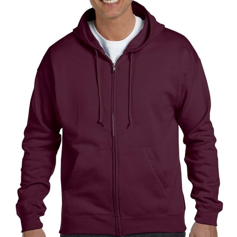 Hanes 7.8 Oz. ComfortBlend® EcoSmart® 50/50 Full-Zip Hoo 16