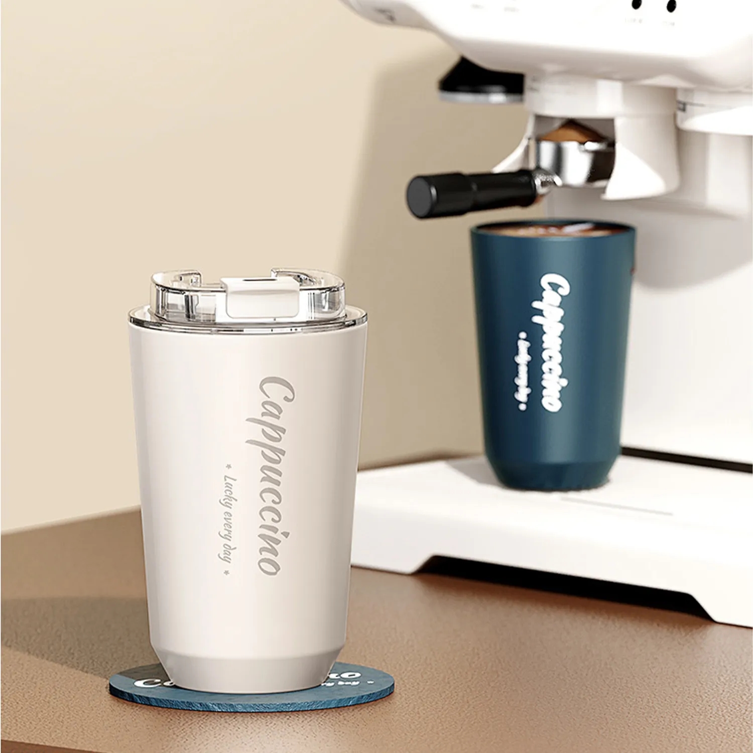 380ml Double Vacuum Coffee Cup 5