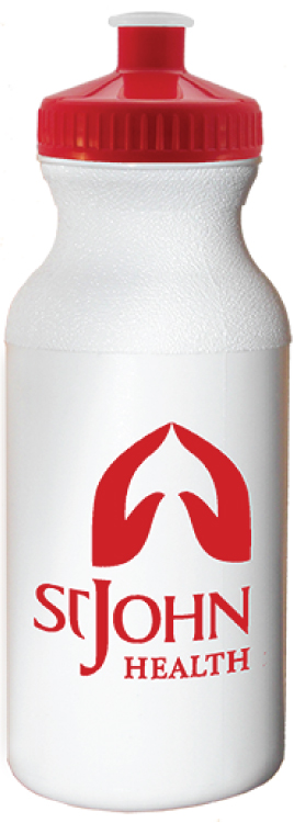 20 oz Plastic Water Bottle - Bike Bottle - USA Made - HDPE Plastic 7