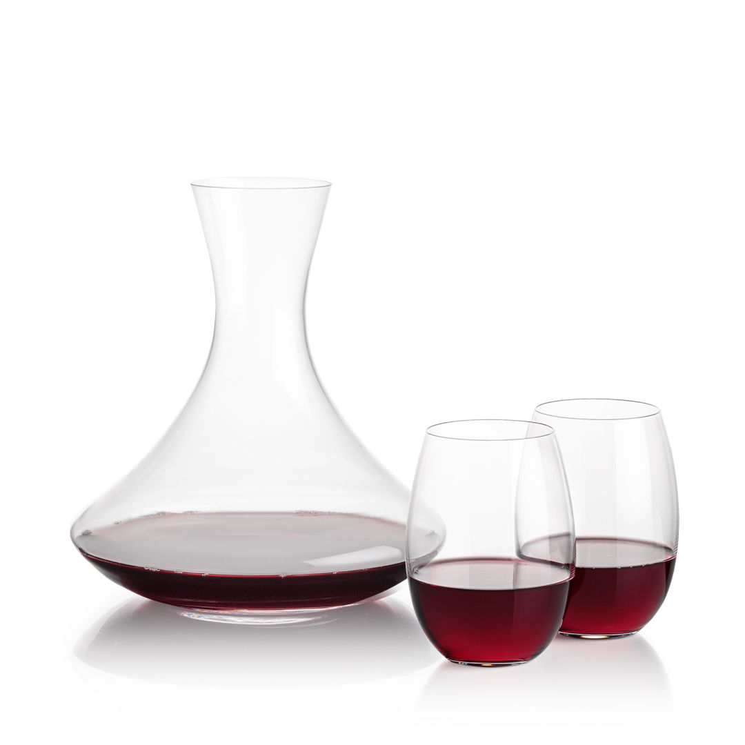Senderwood Carafe & Carlita Stemless Wine 5