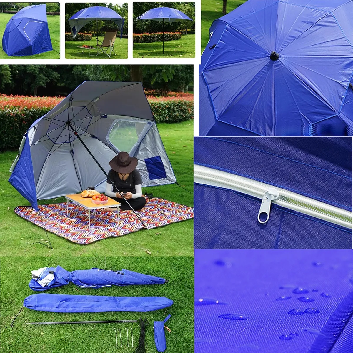 Outdoor Beach Portable Canopy Shelter Umbrella 3