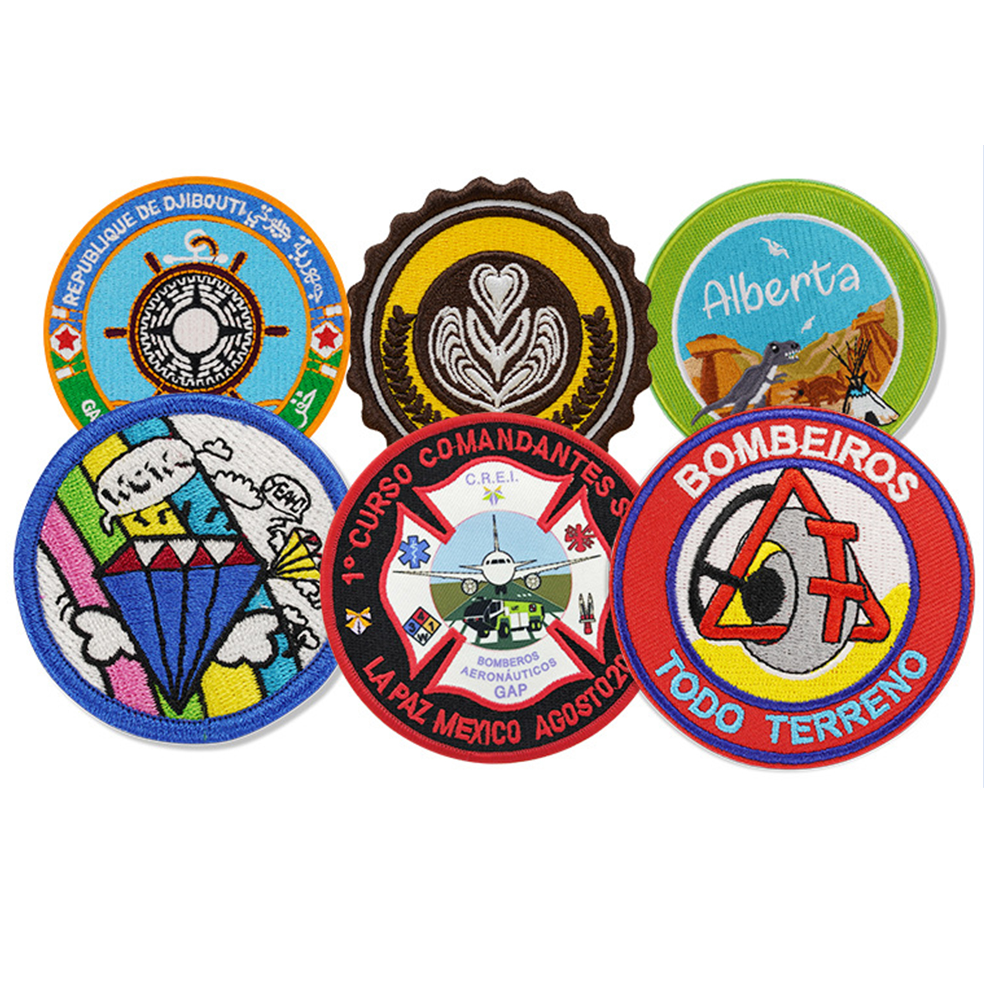 Custom Full color Embroidered Patch 2