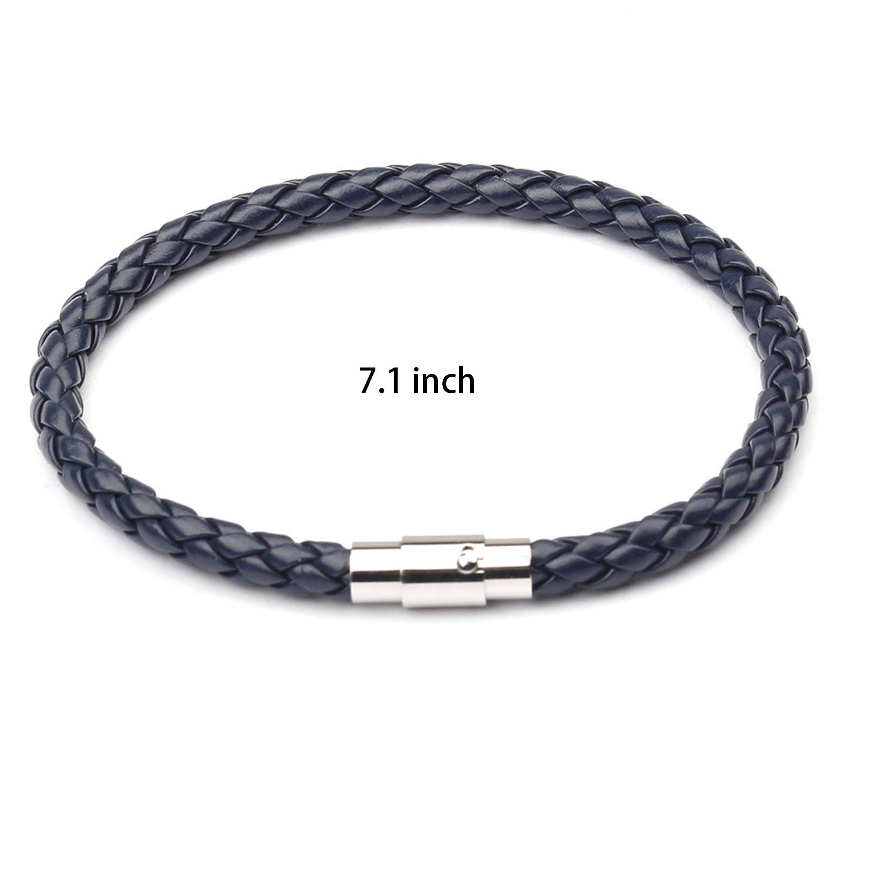 Woven Leather Wrap Bracelet 2
