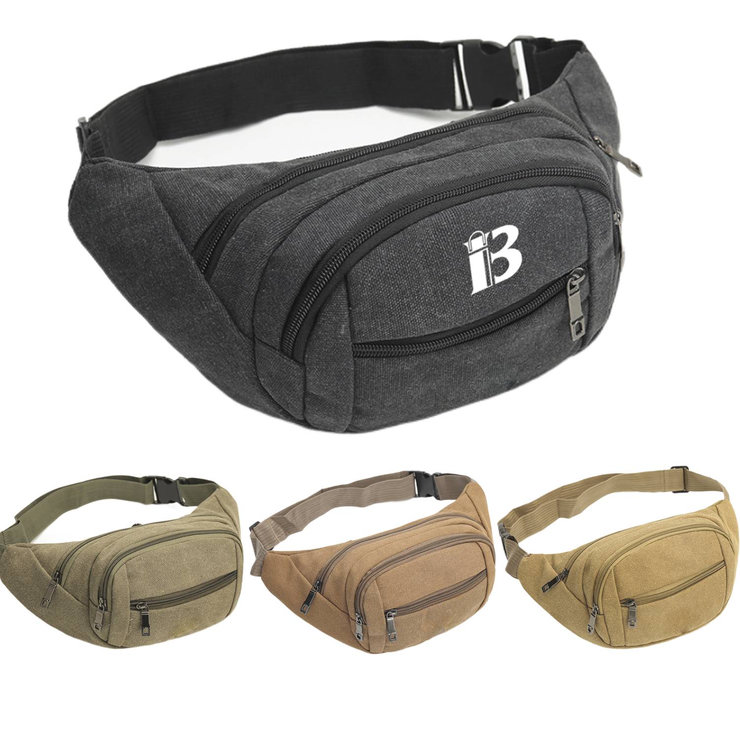 Men's Canvas Waist Bag 2