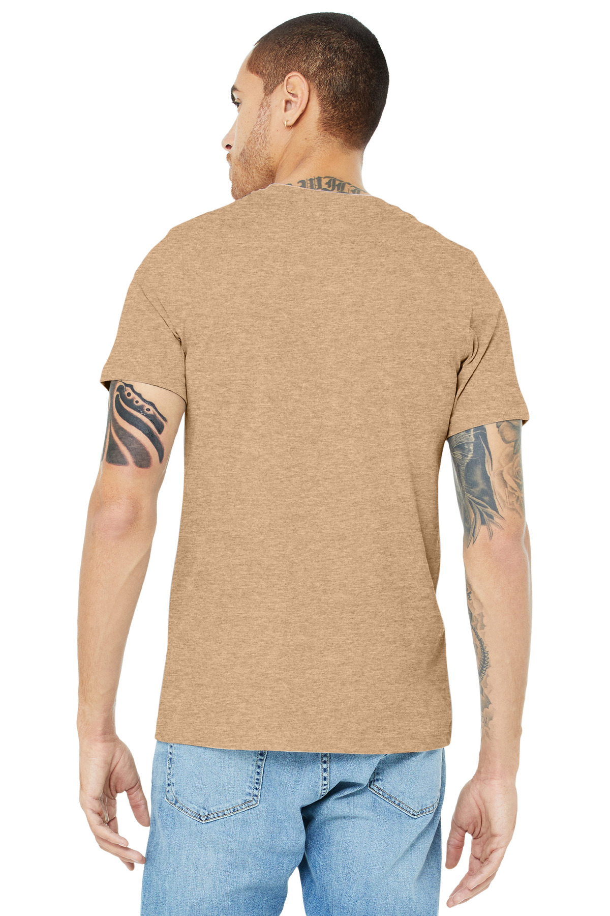 BELLA+CANVAS Unisex Heather CVC Short Sleeve Tee. BC3001CVC 345