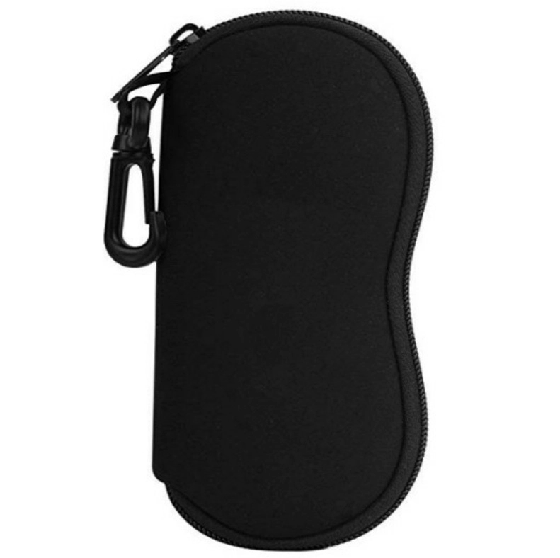 Portable sunglasses case with keychain 4