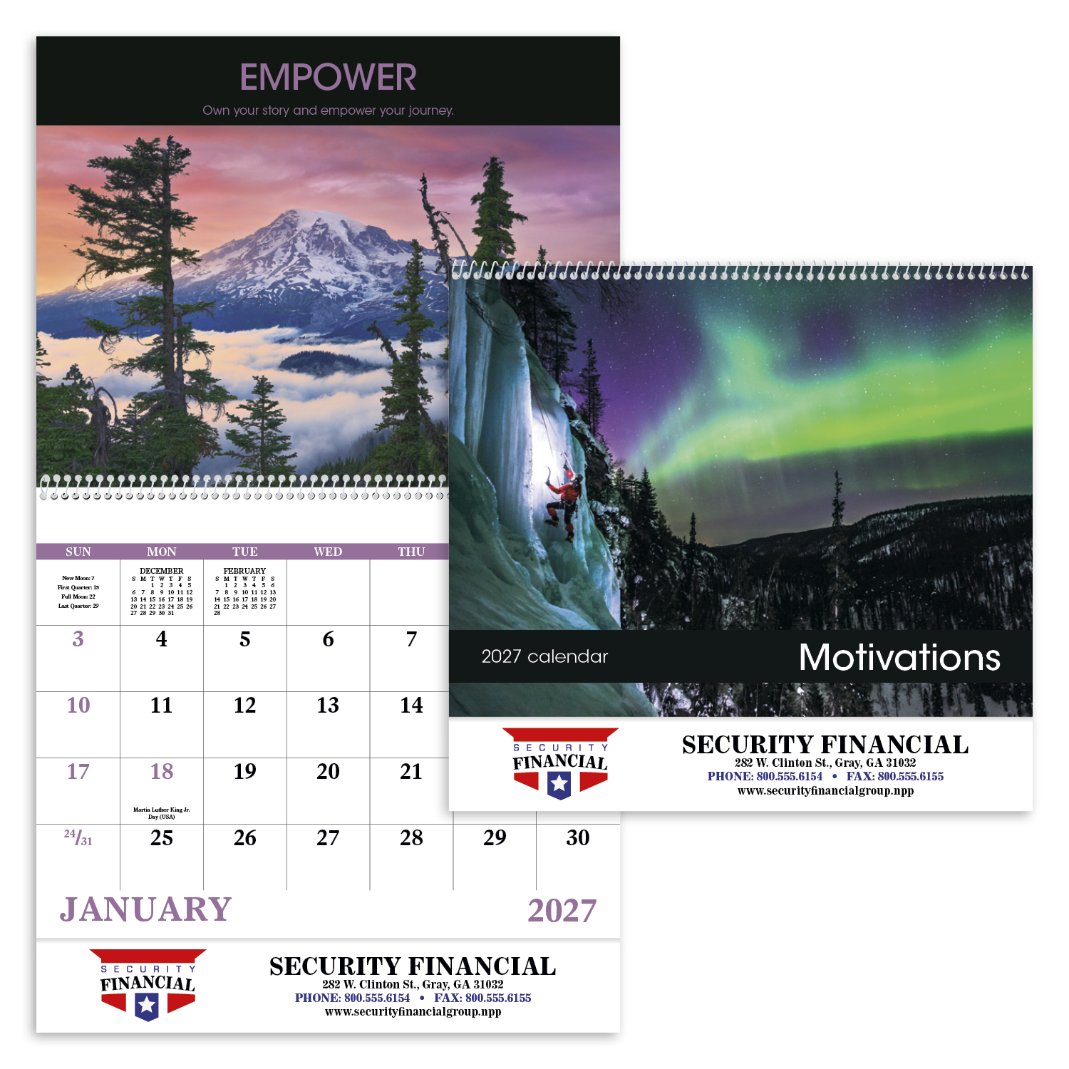 Good Value™ Motivations - Spiral Calendar 62