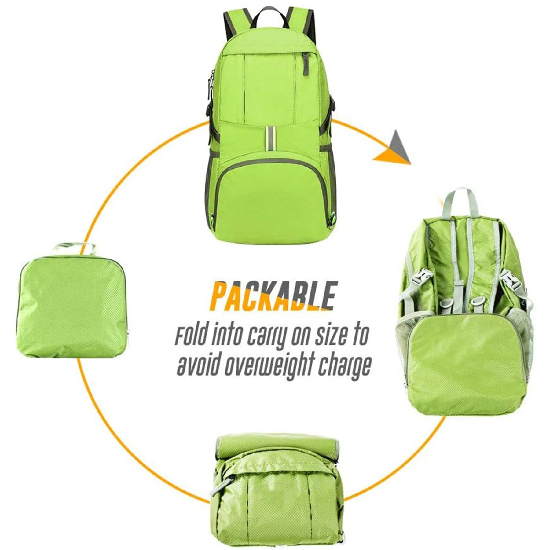 Large Capacity Foldable Hiking Backpack 4