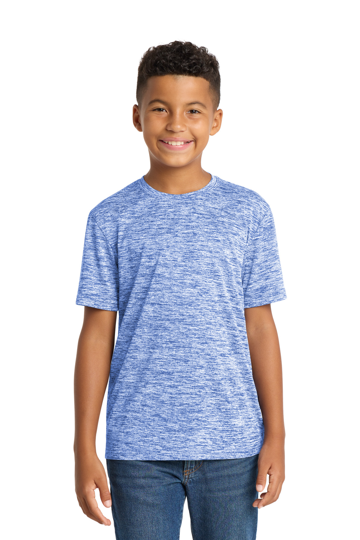 Sport-Tek Youth PosiCharge Electric Heather Tee. YST390 29