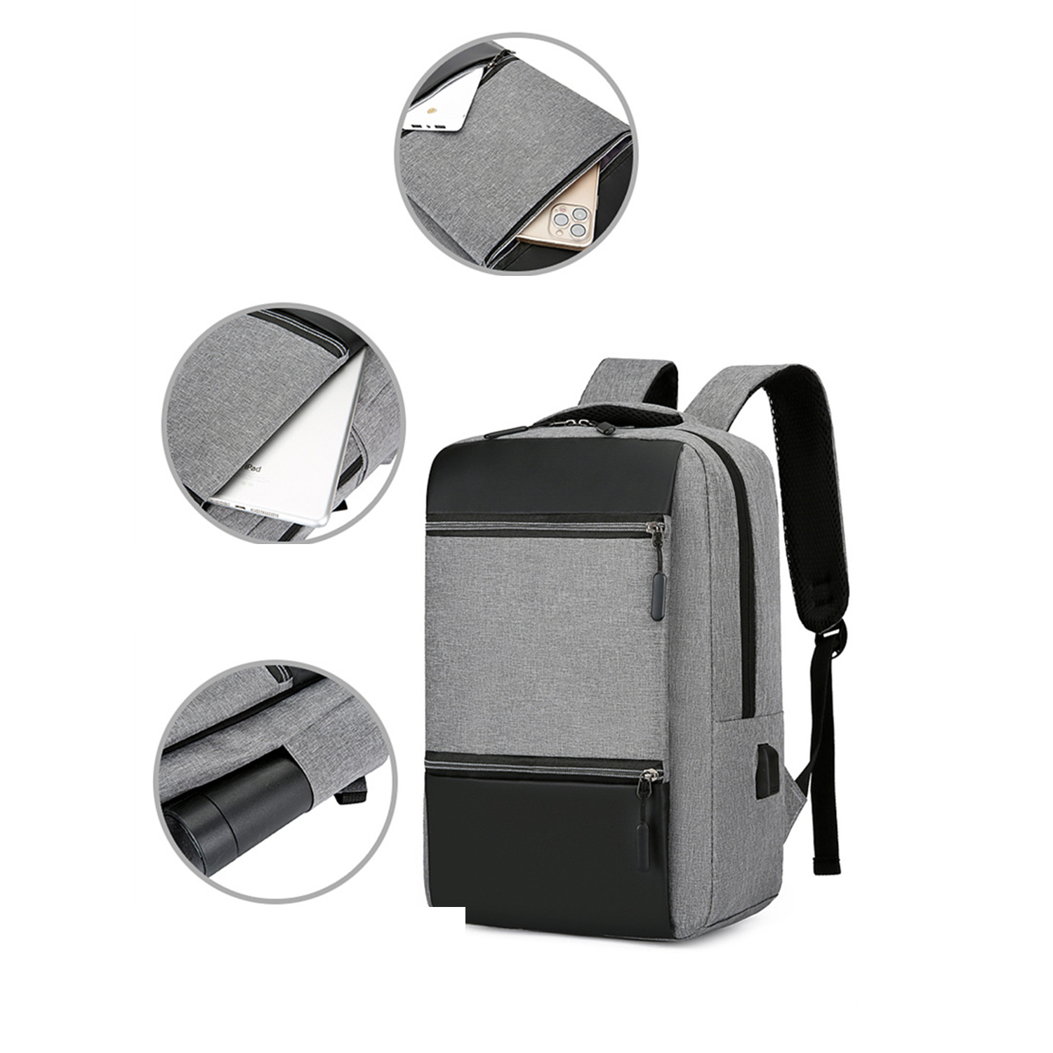 Business Work Bag with USB Charging Port 2