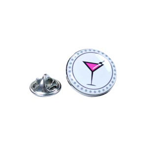 Lapel Pin / Pins with 3/4" Round Imprint