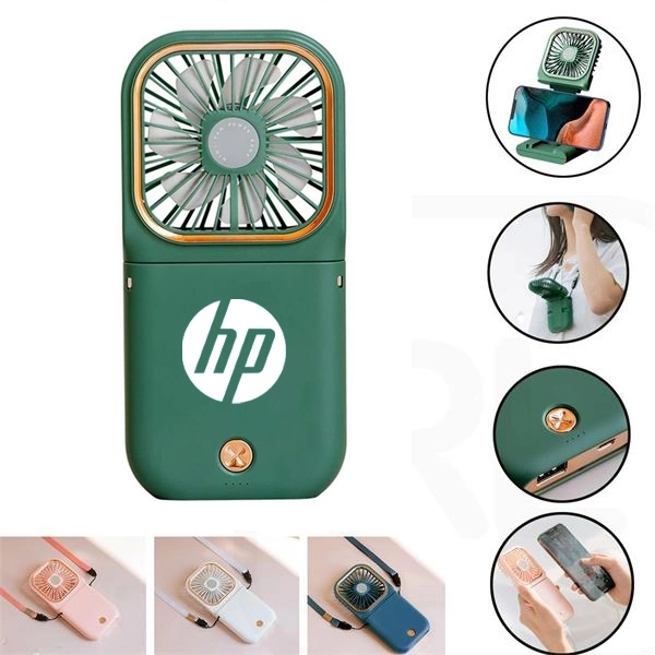 Portable Handheld Mini Fan with Power Bank 3