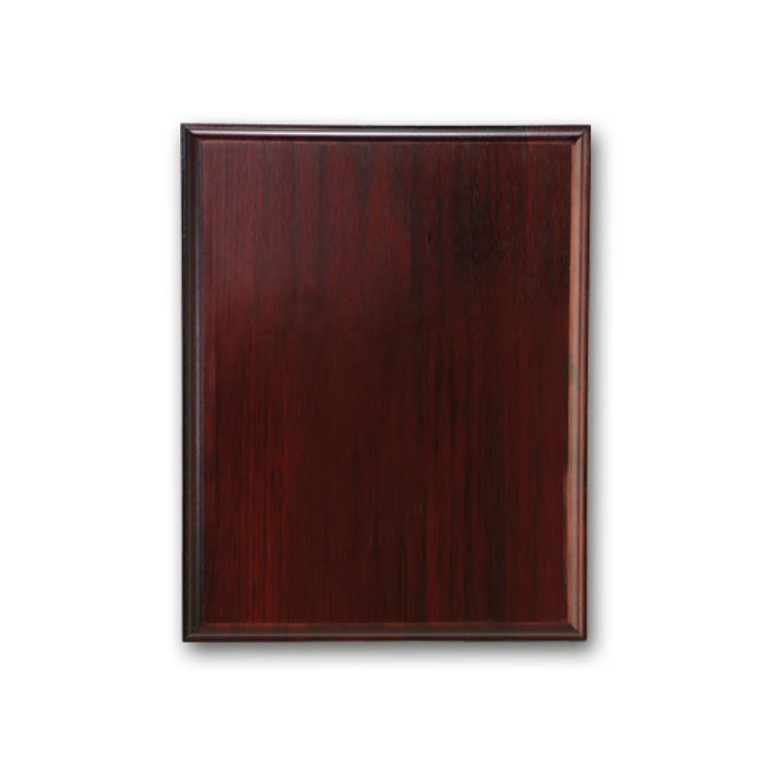 Laser Engraved Plaq - Mahogany 6