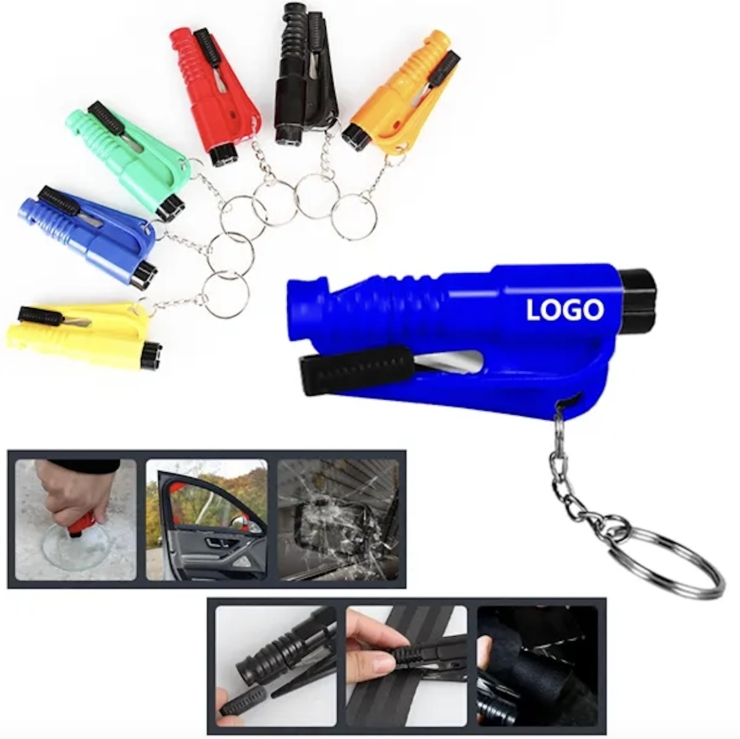 Emergency Keychain Safety Car Window Breaker 2