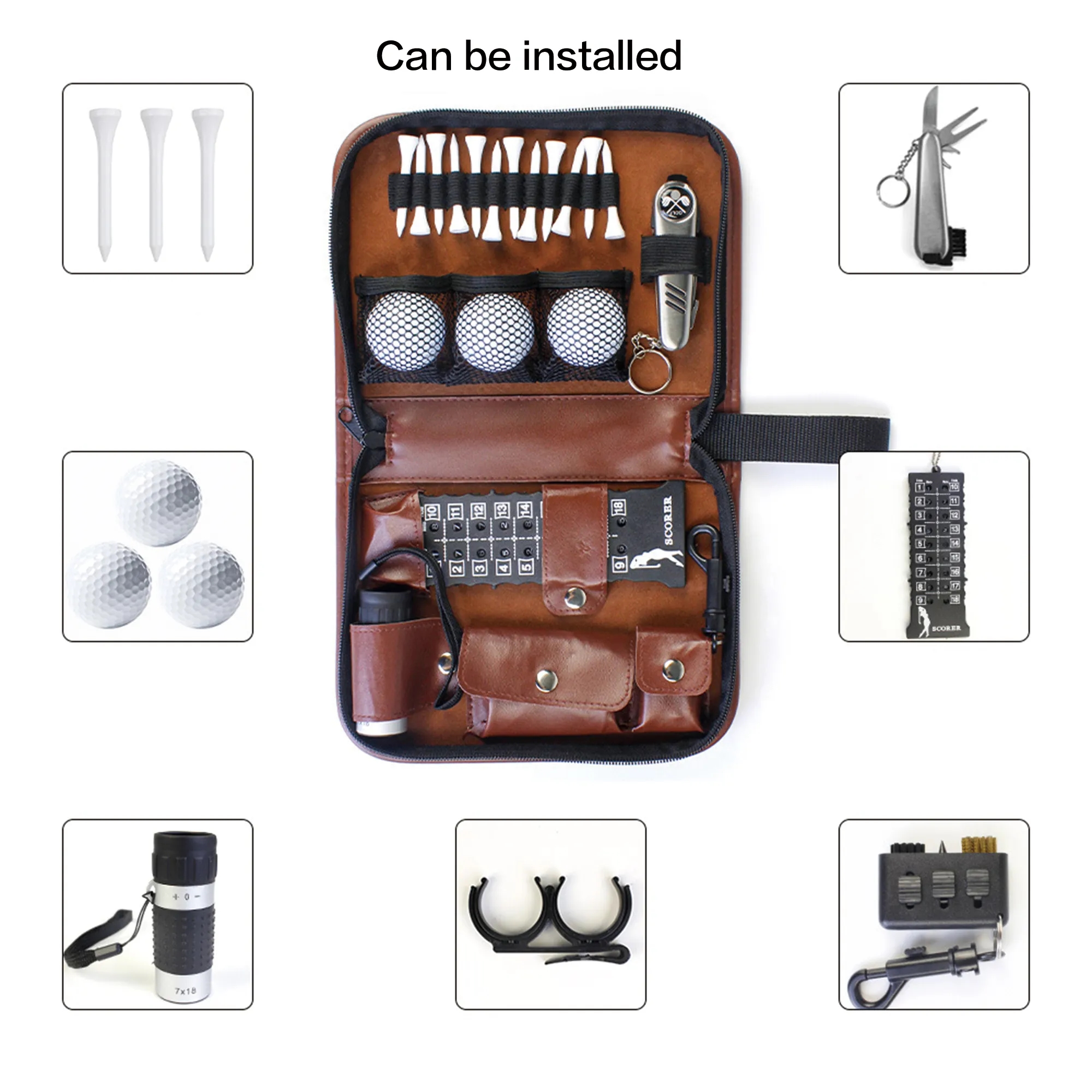 Premium Golf Utility Pouch - No Accessories 5