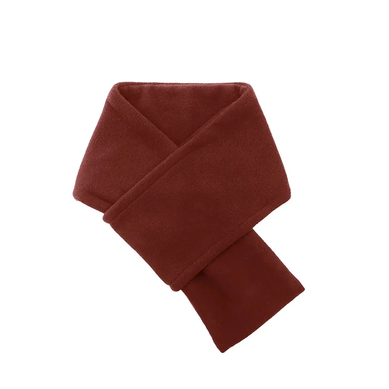 Embroidery Warm Fleece Winter Scarf 11
