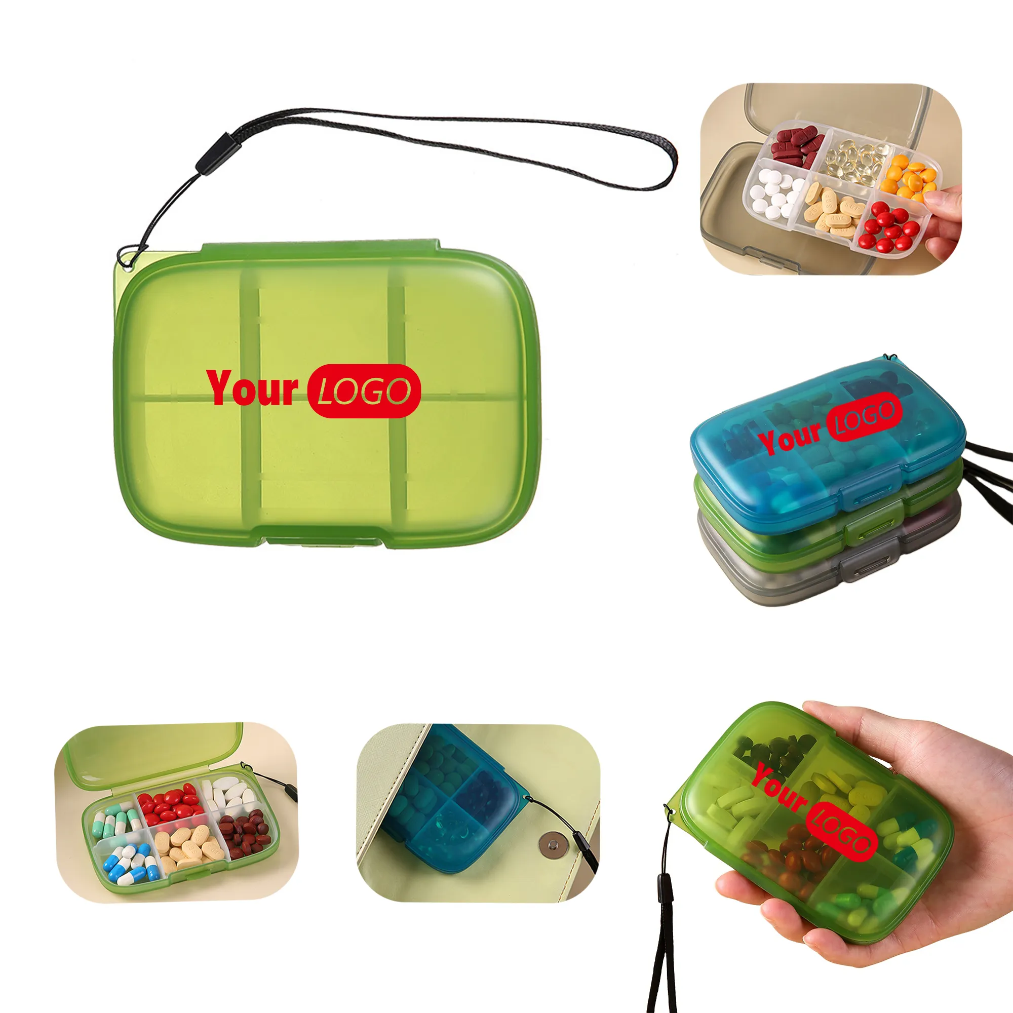 Transparent PP Pill Box