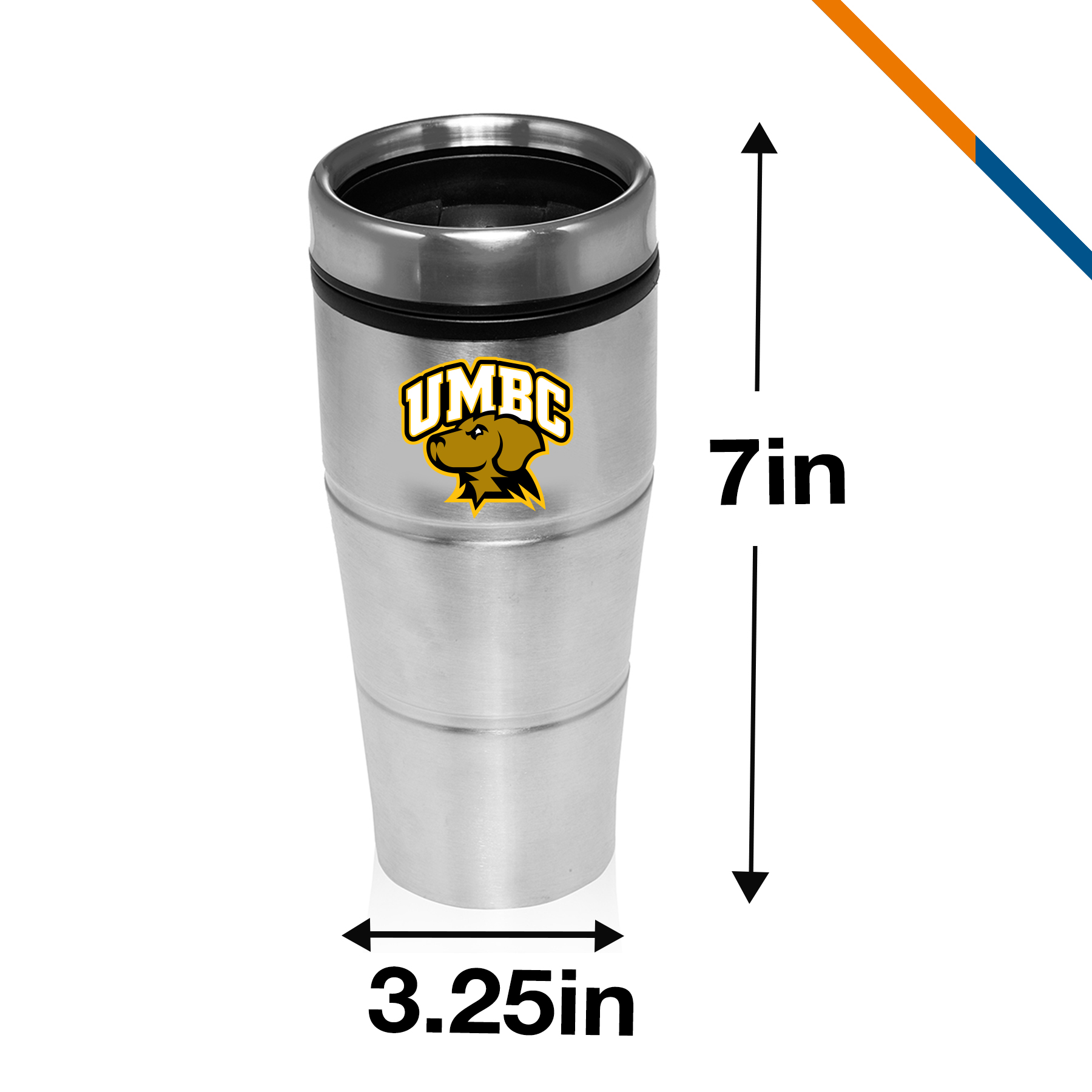 Derish Stainless Steel Tumbler - 16 OZ. 2
