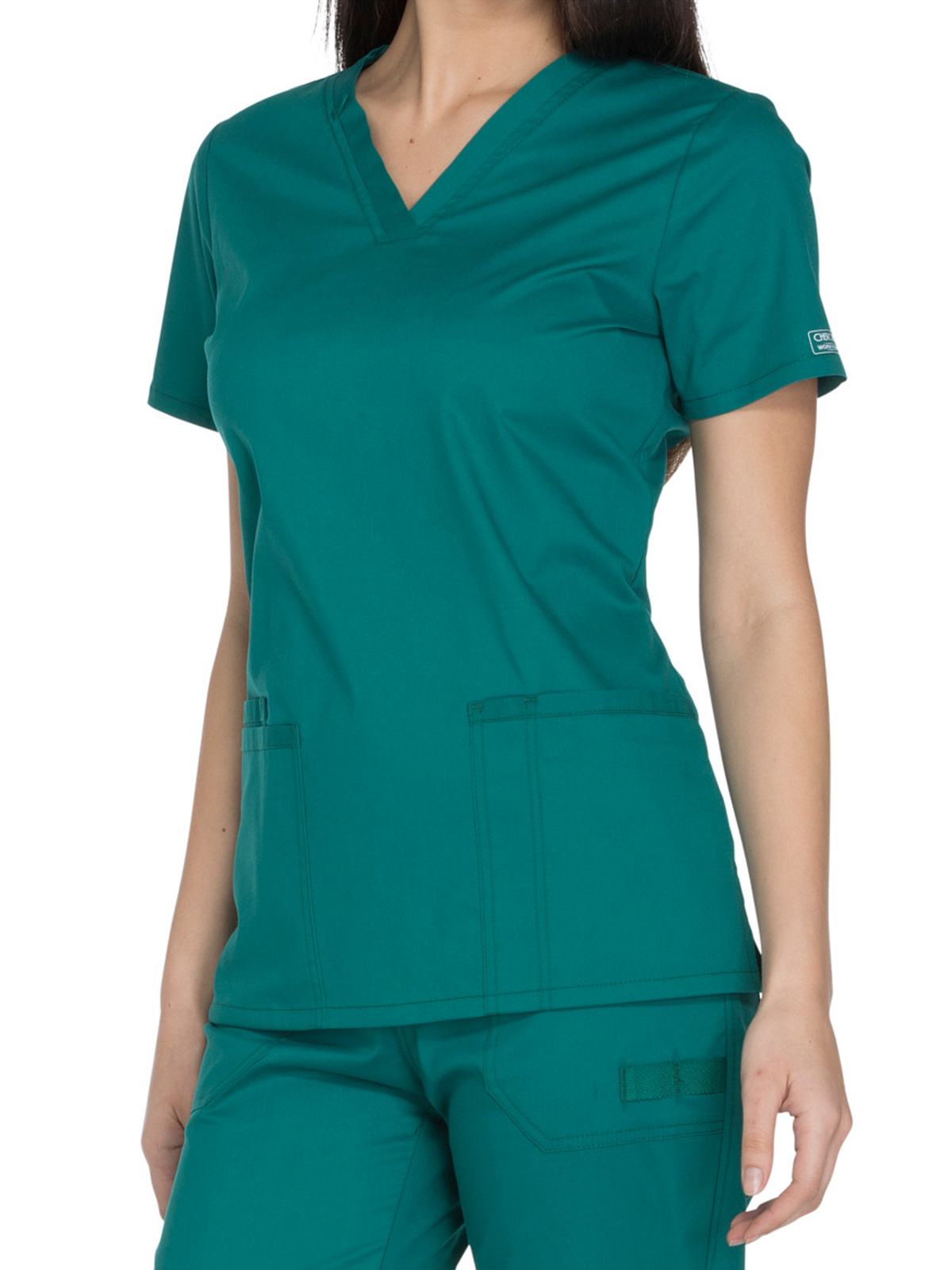 Cherokee - Workwear Core Stretch - Women's V-Neck Top 14