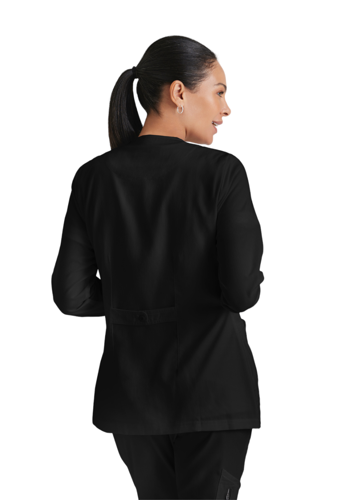 Grey's Anatomy - Classic - Women's Four-Pocket Snap Front Jamie Warm Up Scrub Jacket 5