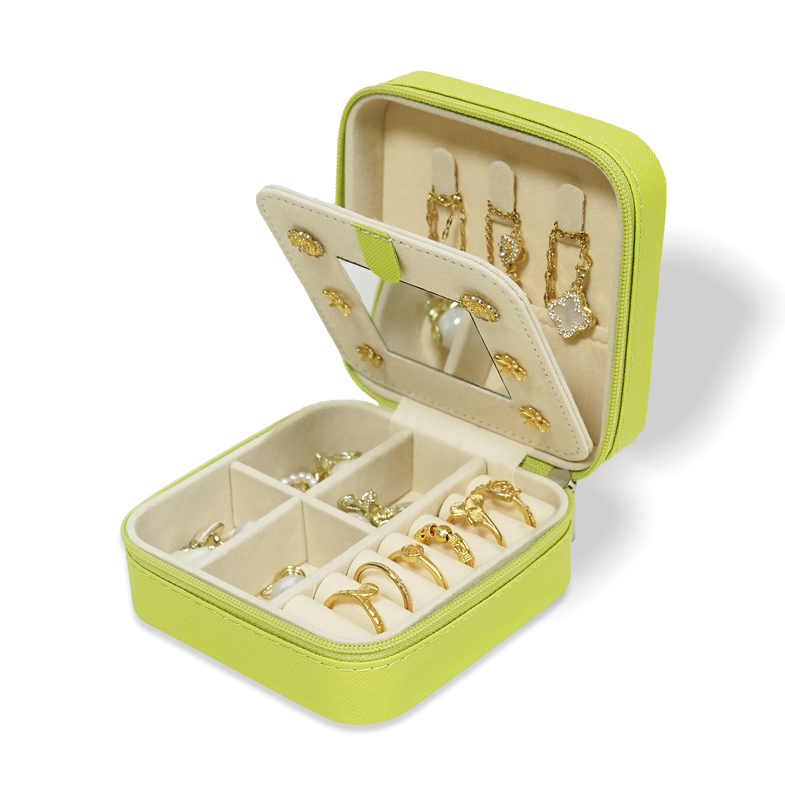 Jewelry Travel Case with Mirror 3