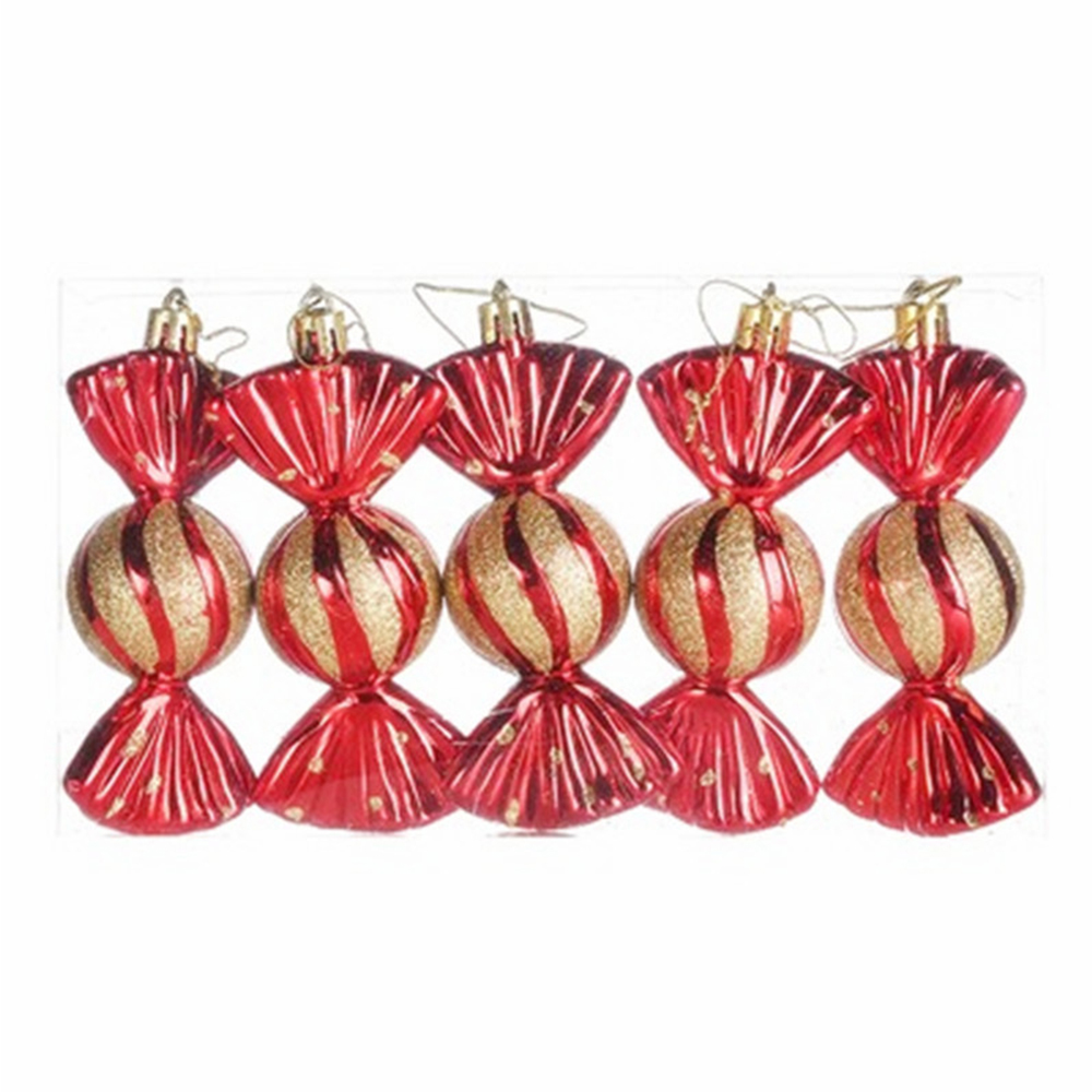 Christmas Tree 5pcs Candy Pendant Set 6