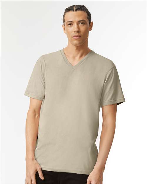Unisex CVC V-Neck Tee - 2006CVC 12
