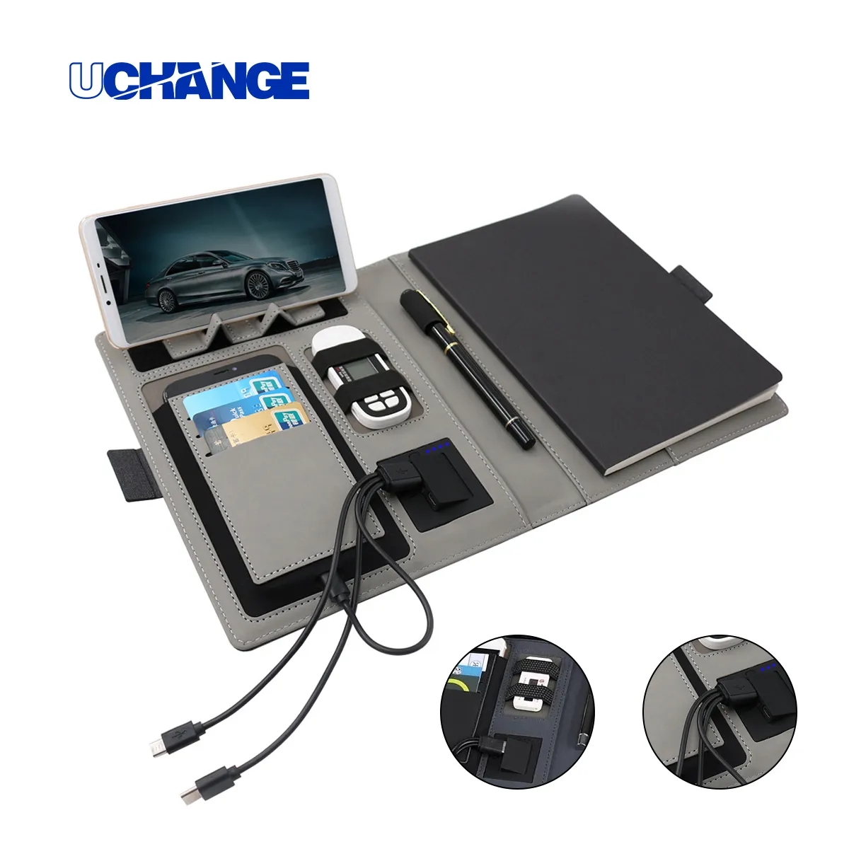 A5 Wireless Charging Notebook with Power Bank 2