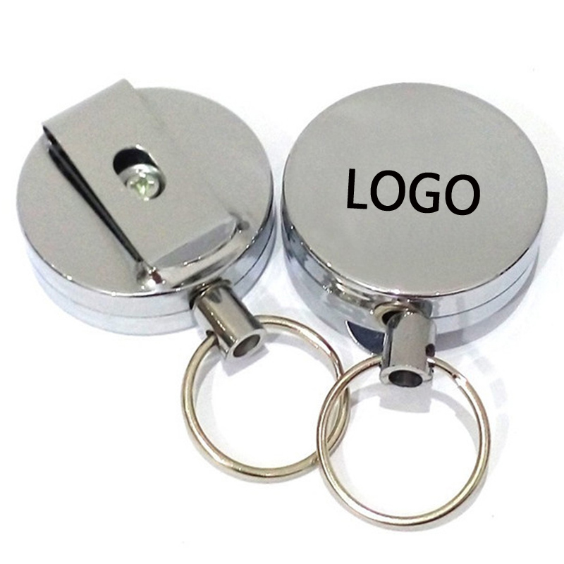 Round Shaped Metal Keychain 7