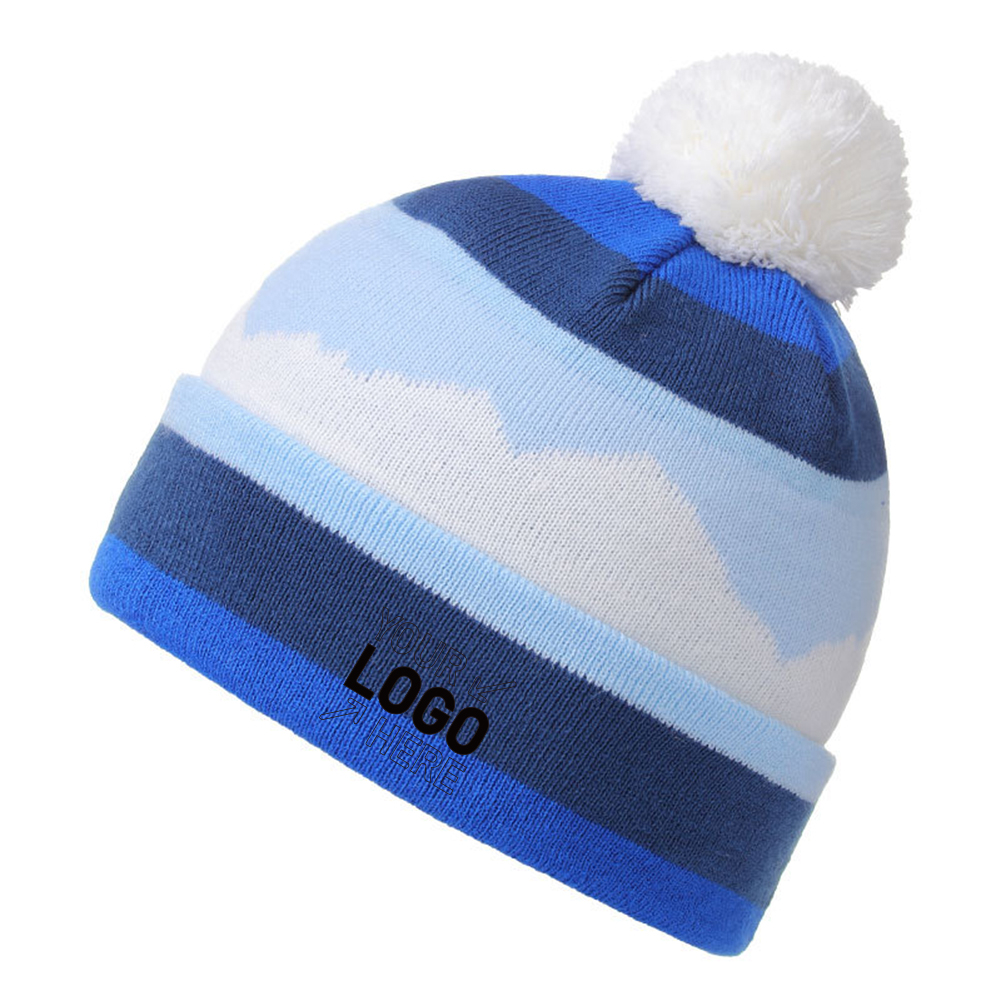 Thick winter cute knitted hat 5