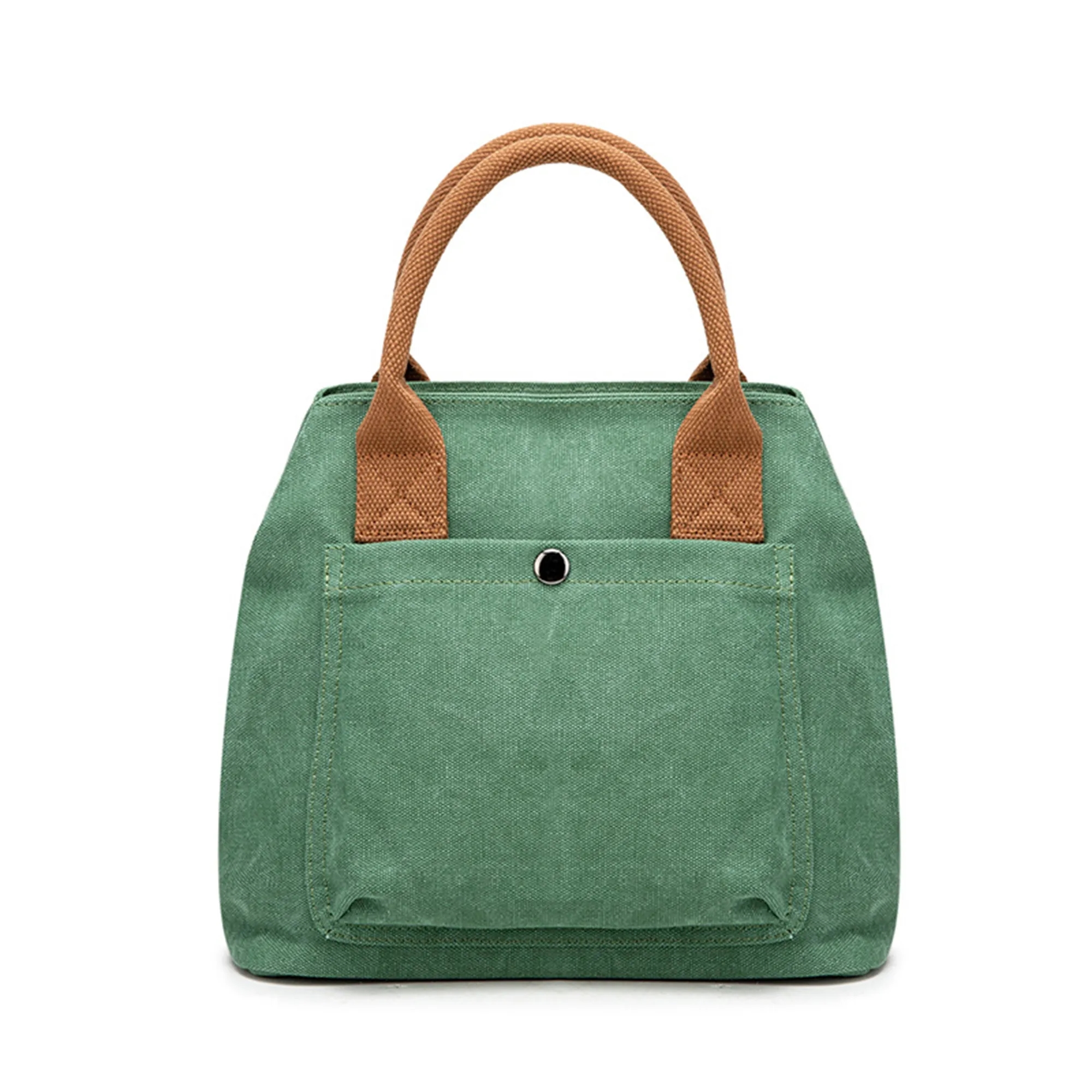 Full Color Stylish Canvas Tote Women's Cotton Handbag, custom tote bag with logo imprint 4