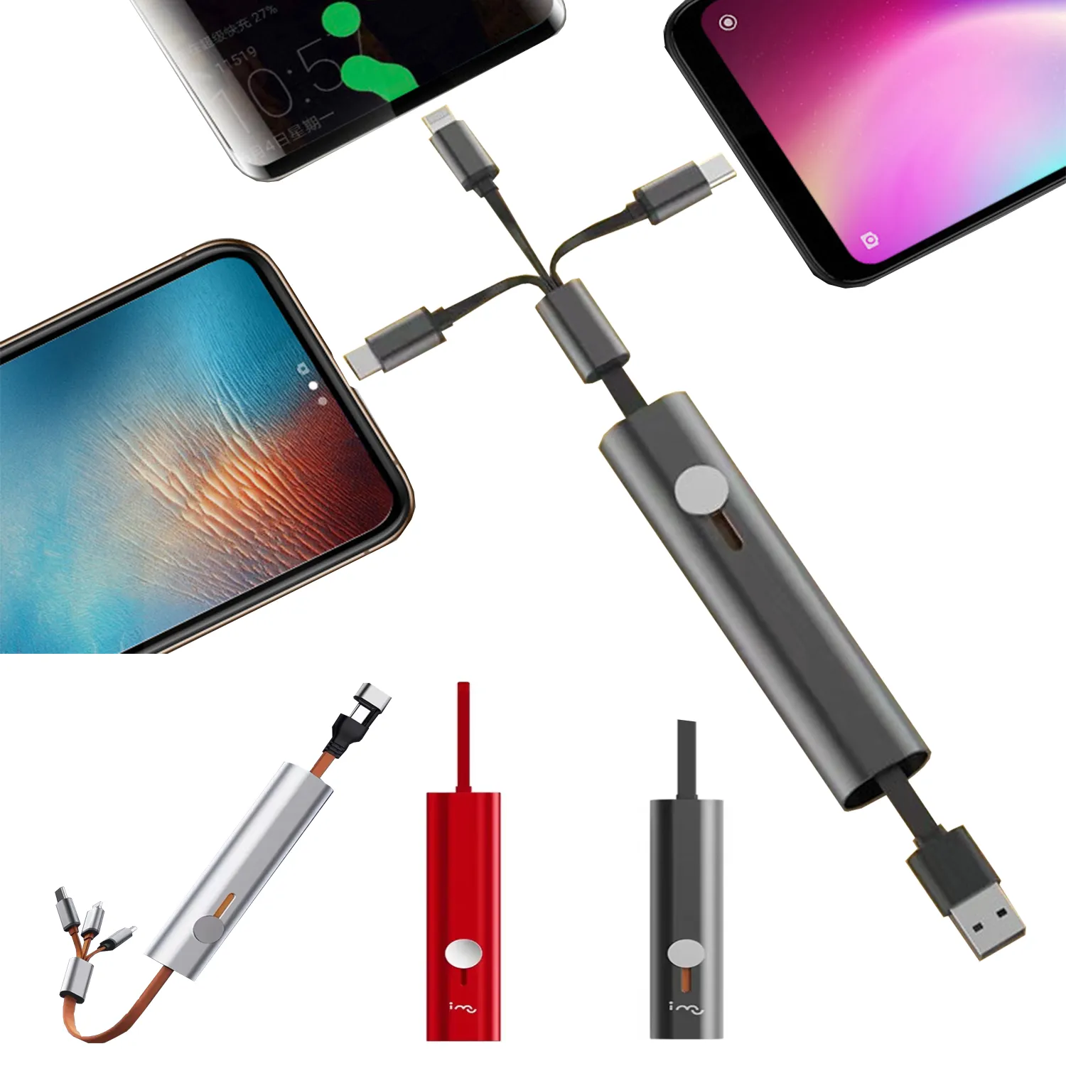 Super Fast Type-C Charging 6-in-1 Line 3
