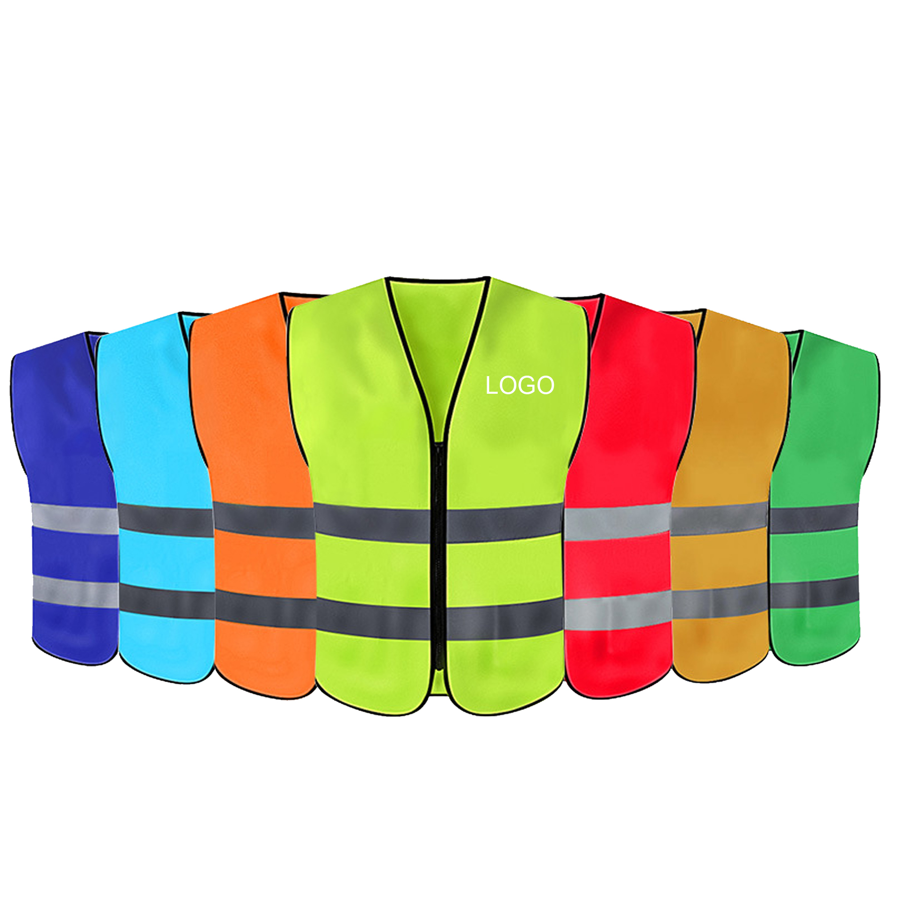 Reflective Safety Vest With Zipper 2