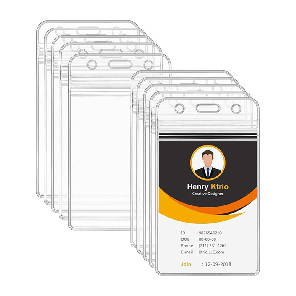 Transparent PVCId Badge Holders 1