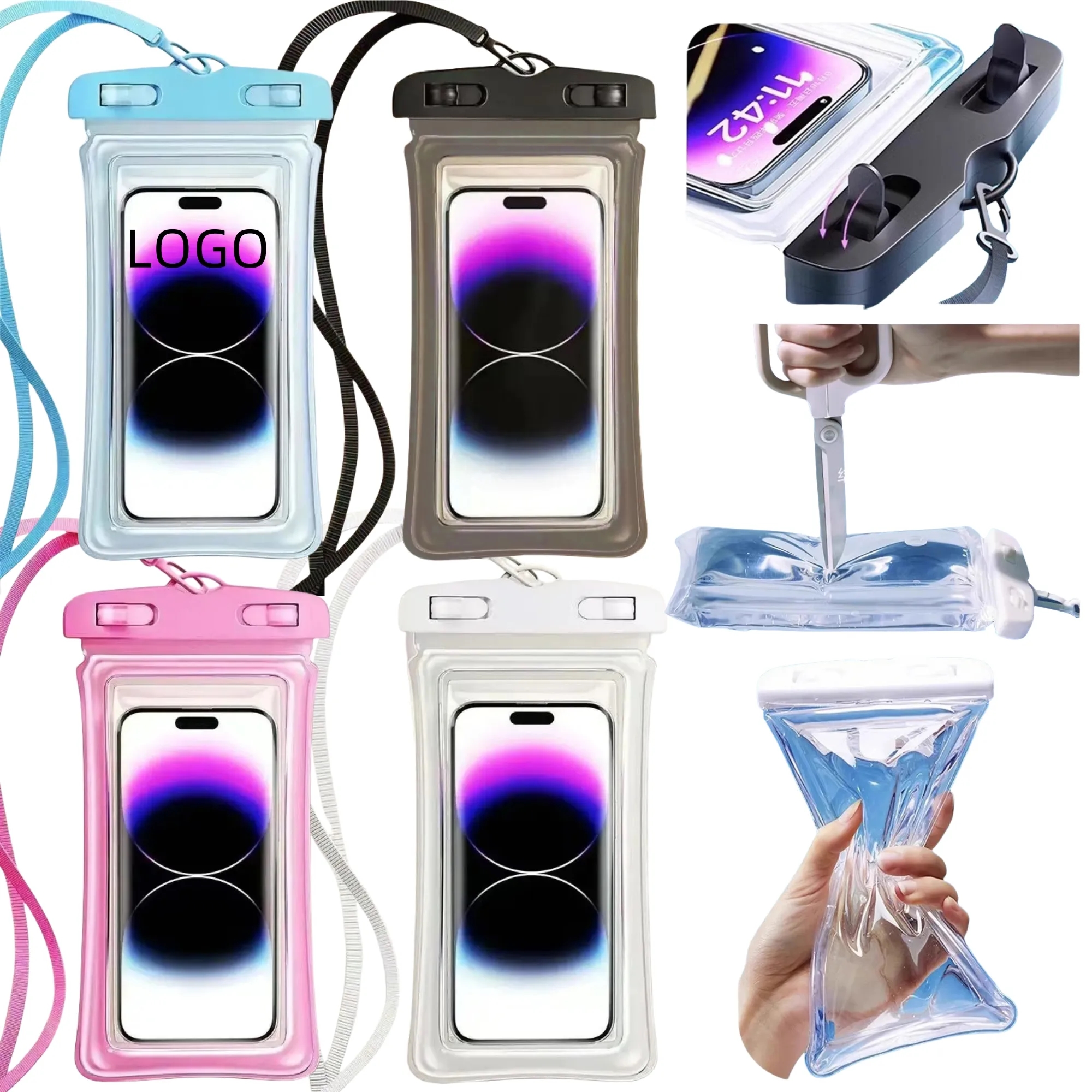 Sealed Touchscreen-Compatible Waterproof Phone Bag 4