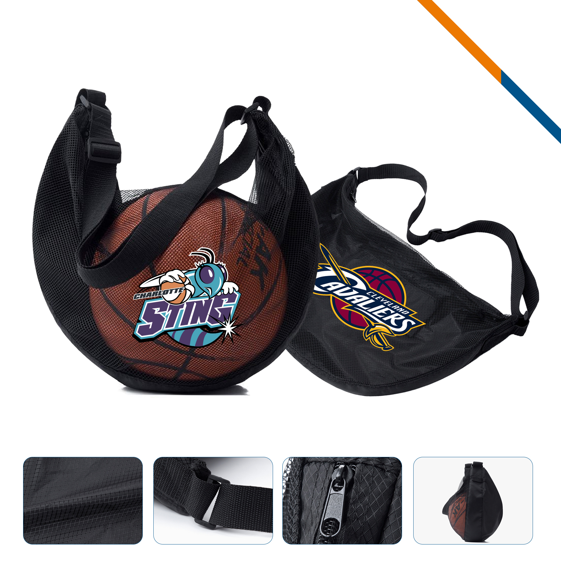 Layupx Mesh Sports Ball Crossbody Bag 4