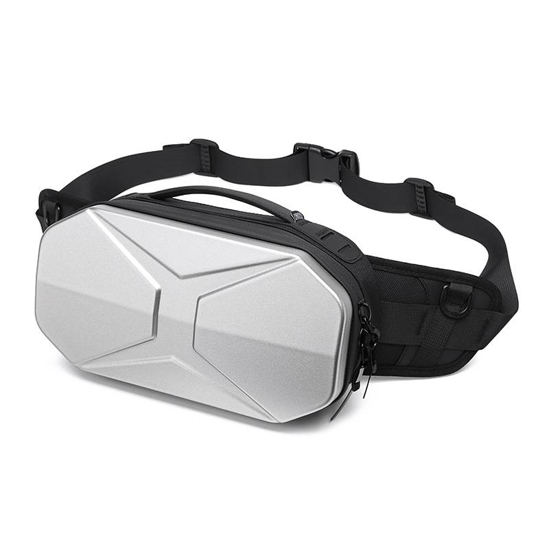 Abs Men's Crossbody Bag with PC Waterproof Hard Case 11
