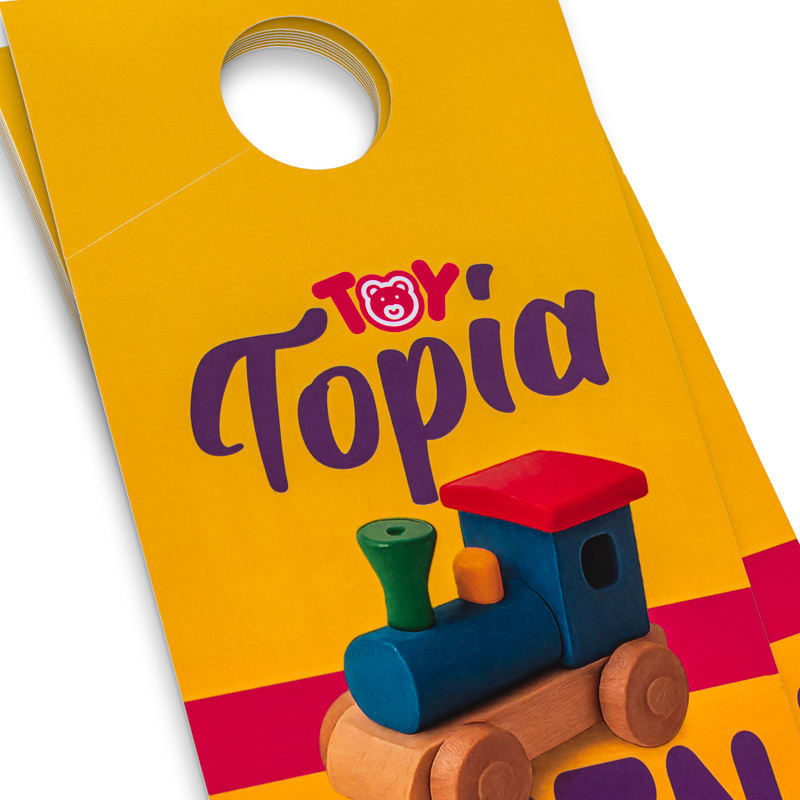 4.25 X 8 Inch Full Color Door Hanger 18