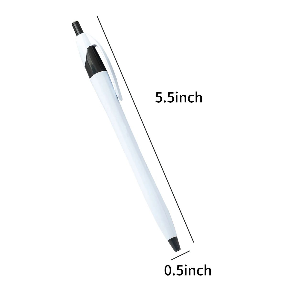 Plastic Durable Daily Use Retractable Pen 1