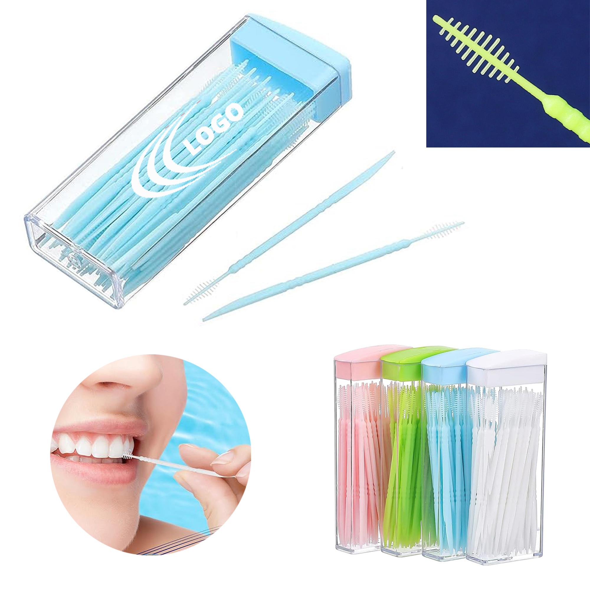 Interdental Toothpick Brush Teeth Stick Dental Oral Care 7