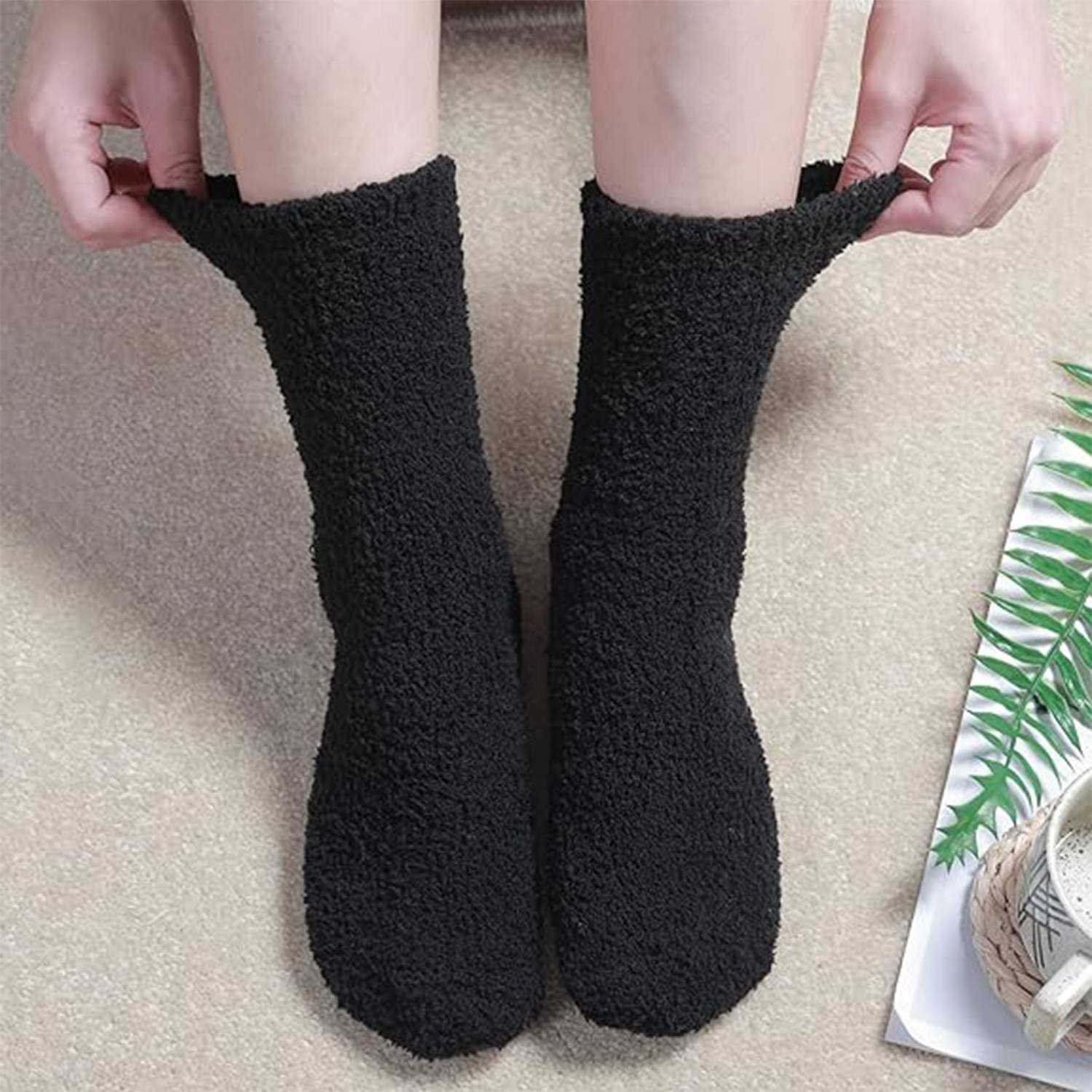 Men's Home Slippers with Grip Socks Non-Slip 2