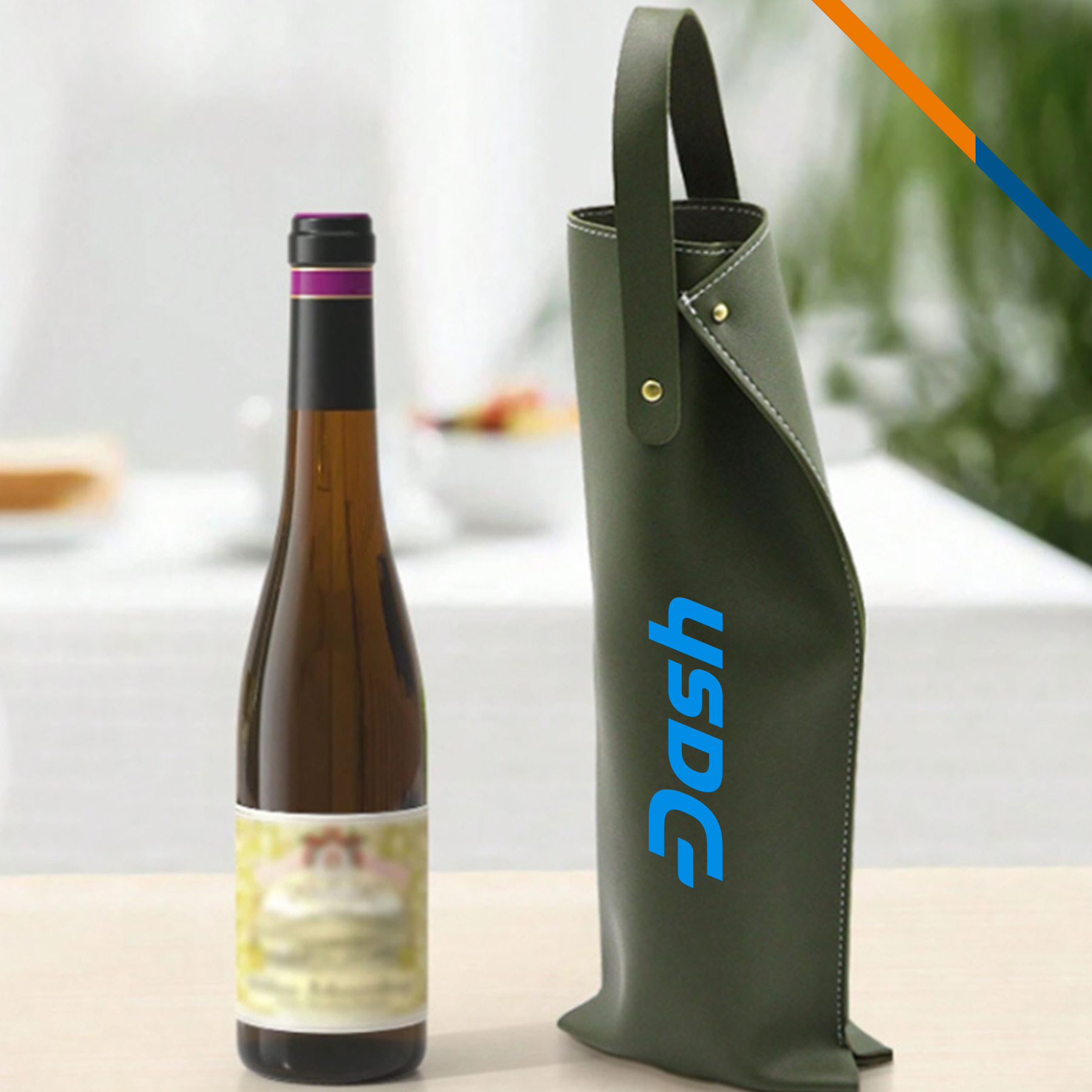 Vineta PU Leather Wine Tote Bag 6