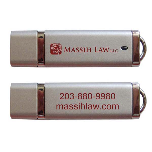 Rectangle Plastic USB 3.0 Drive w / Silver Trim 5