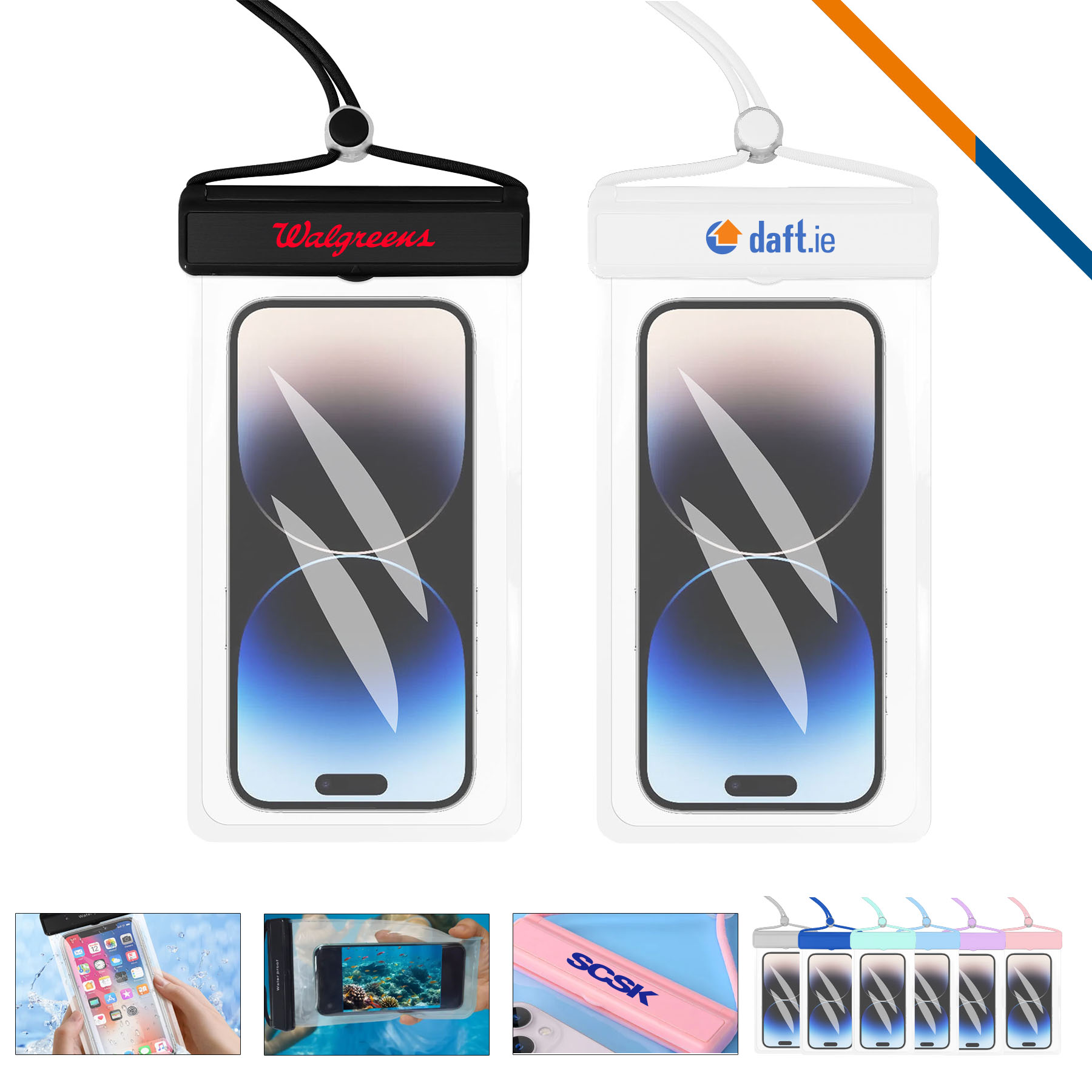 Achilles Waterproof Phone Pouch With Flip Cover Buckle 9