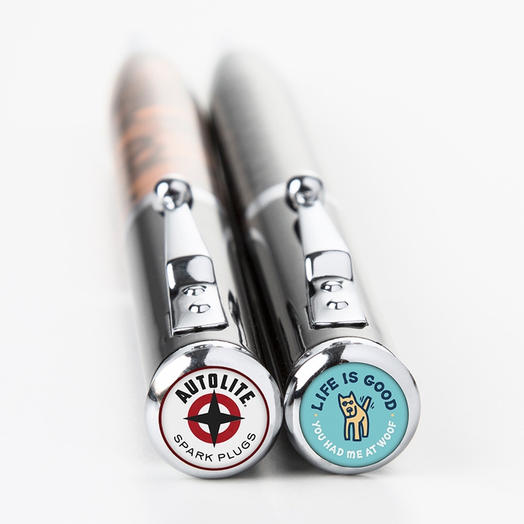 Expedition Twist Action Pens with Photo Dome Top 2