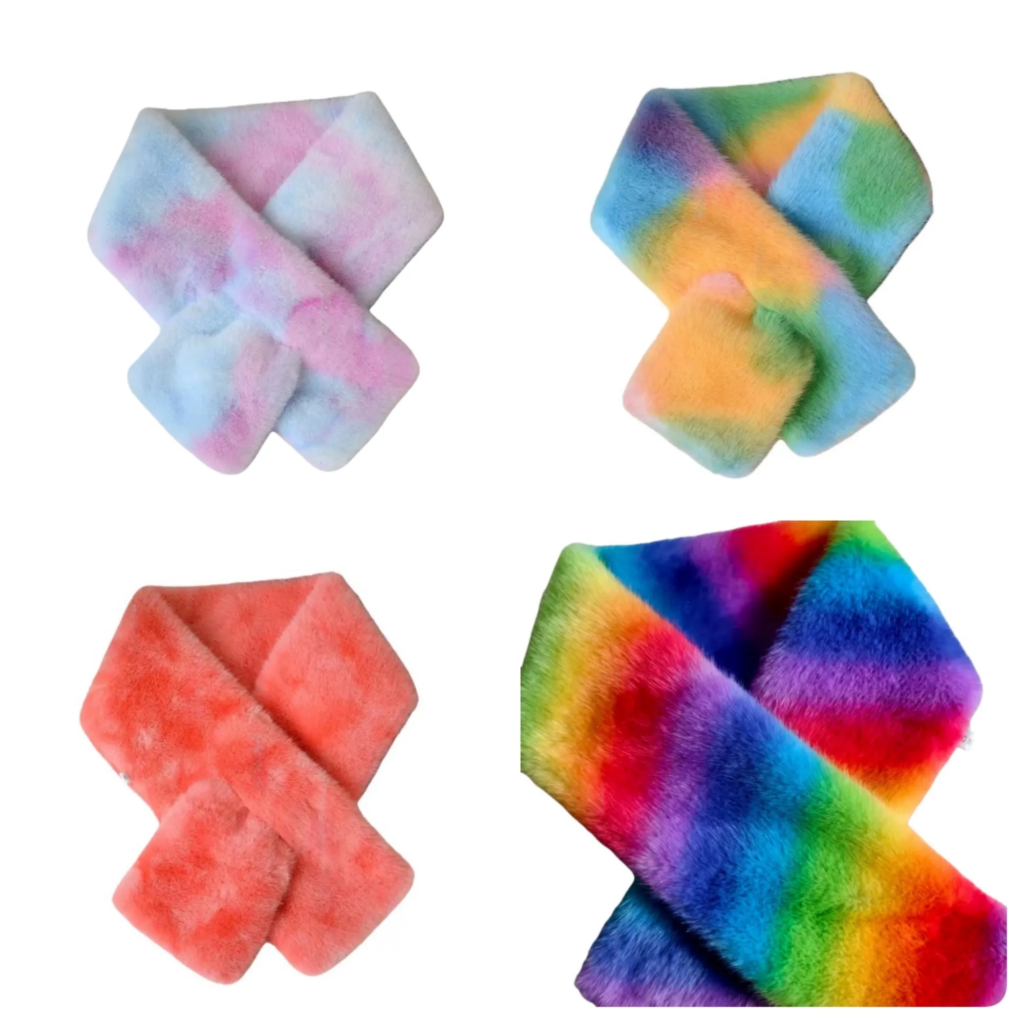 Gradient Color Womens Scarf Warm 2
