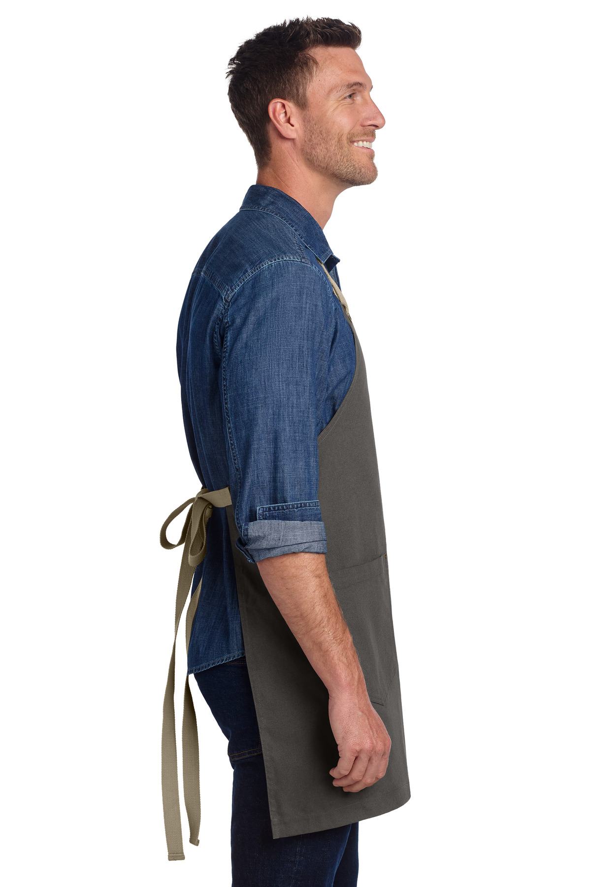 Port Authority Canvas Full-Length Two-Pocket Apron A815 27