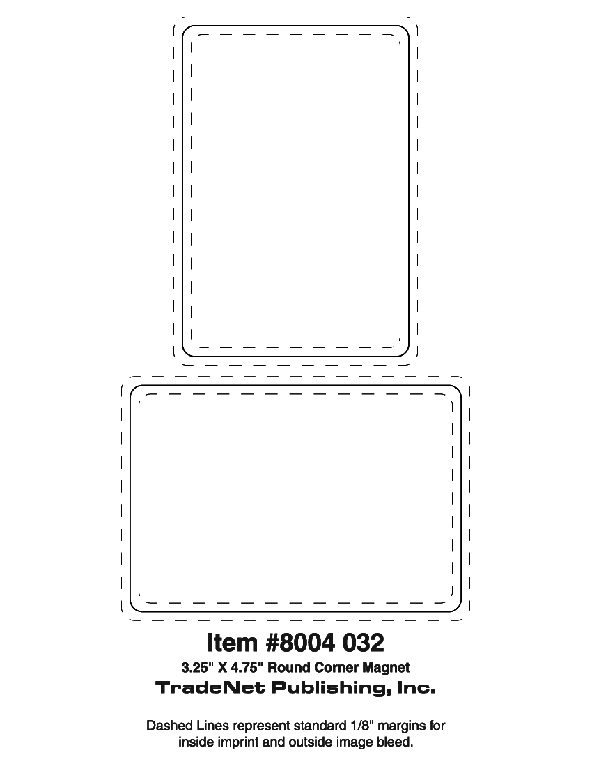 Magnet - 3.25x4.75 Round Corners - Outdoor Safe 4